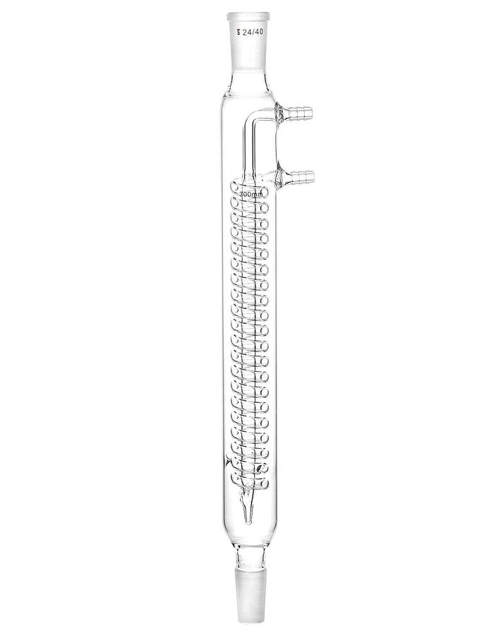 2 - Laboratory Condenser Liebig Borosilicate Glass 200mm