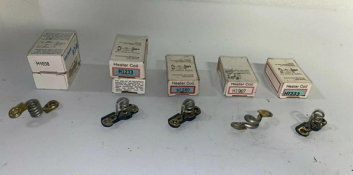 One Lot, 7 EATON Cutler Hammer Starter Overload relay heater elements