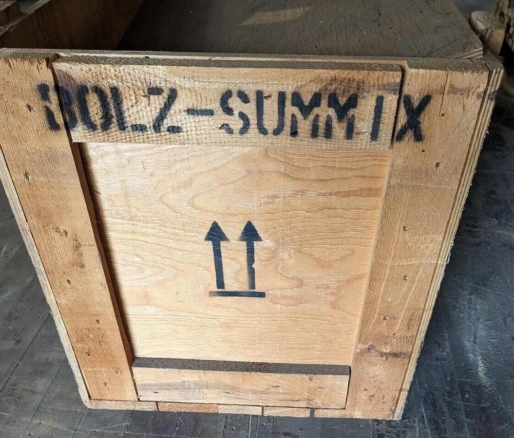 Bolz-Summix mixing screw 6' long, 14" diam.  stainless steel