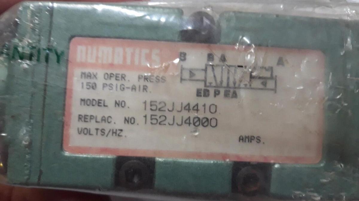 Numatics 152JJ4410 Solenoid Valve
