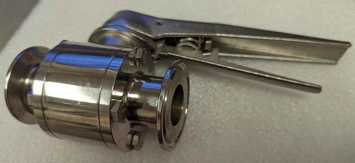 Used Tassalini  Tri-Clamp Ball Valve 1"