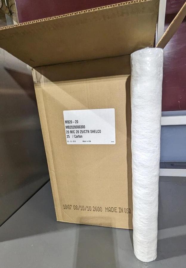 Shelco MB20-20 MB Series, Melt Blown Filter Cartridges 100% Polypropylene