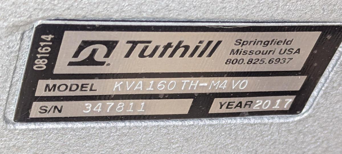 7 1/2 hp Tuthill KVA 160 TH-M4 V0 Series Single Stage Rotary Vane Vacuum Pump