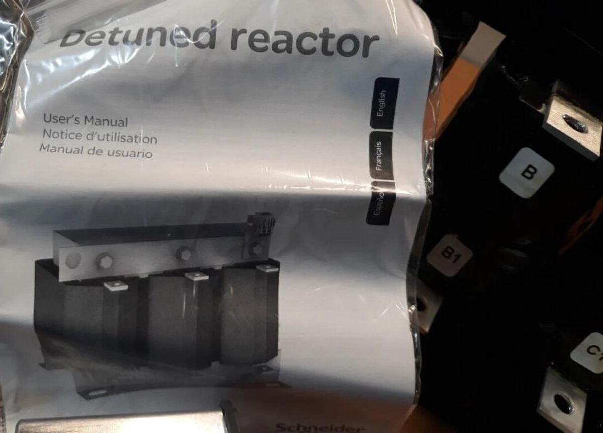 Used SCHNEIDER ELECTRIC  12.5kvar   REACTOR   LVR05125B22T