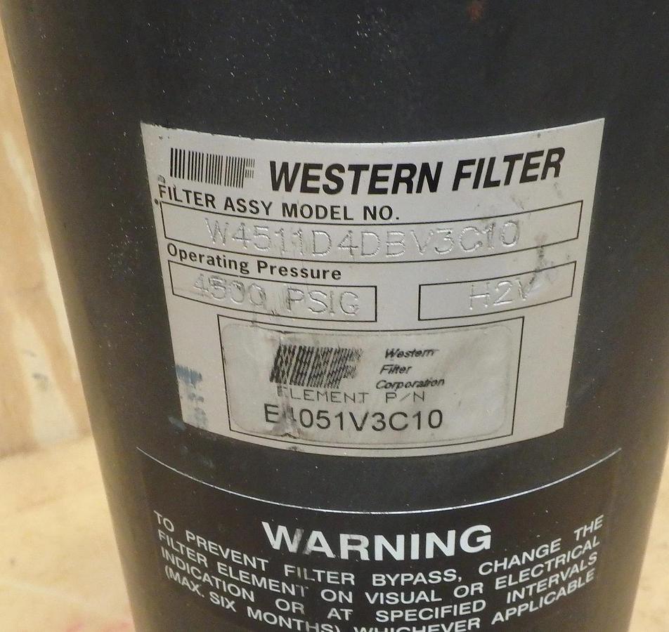 WESTERN FILTER W451 Medium Pressure 4500 psi Hydraulic Filter