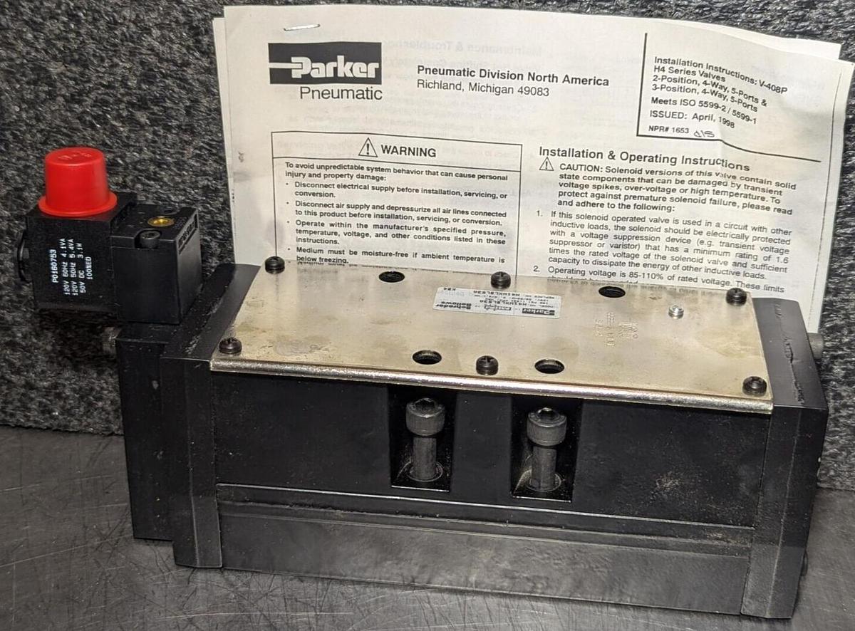 Parker H41WXLBL53A Solenoid Valve