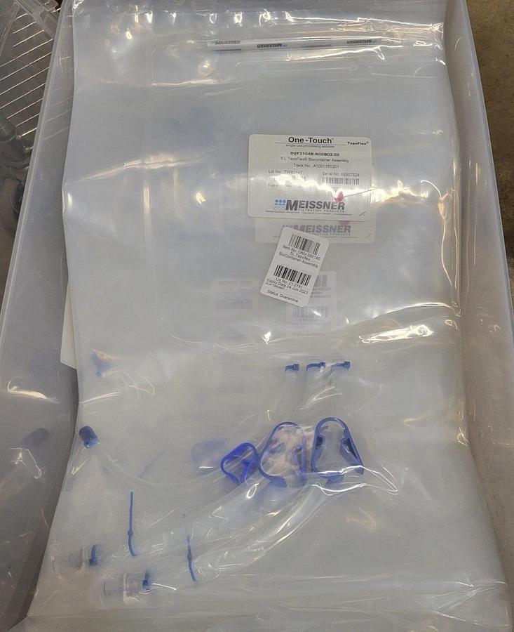 Meissner One-Touch 5 L TepoFlex Biocontainer Assembly 5 Liter
