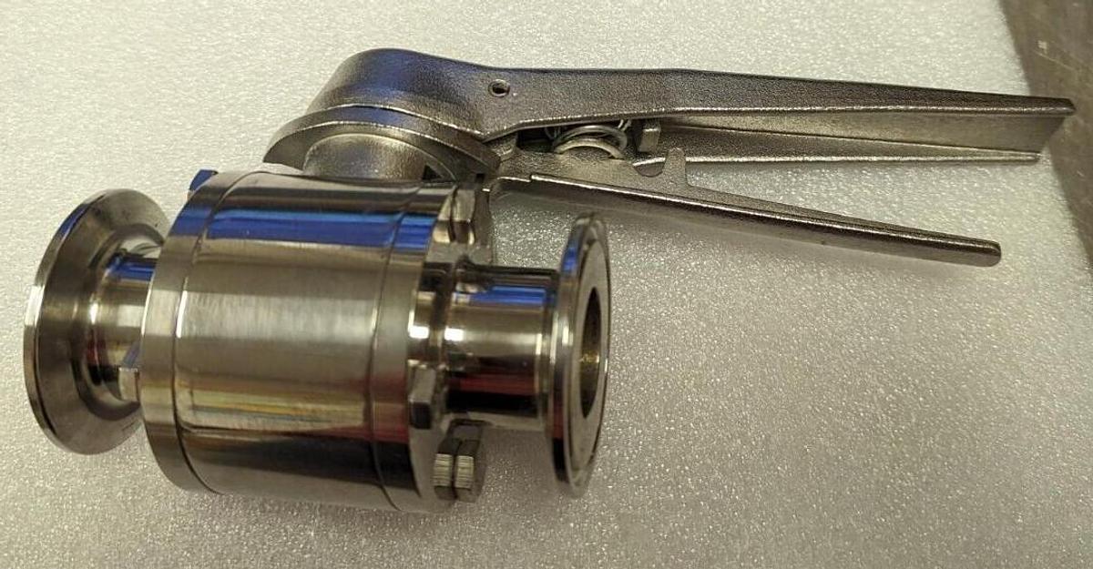 Used Tassalini  Tri-Clamp Ball Valve 1"