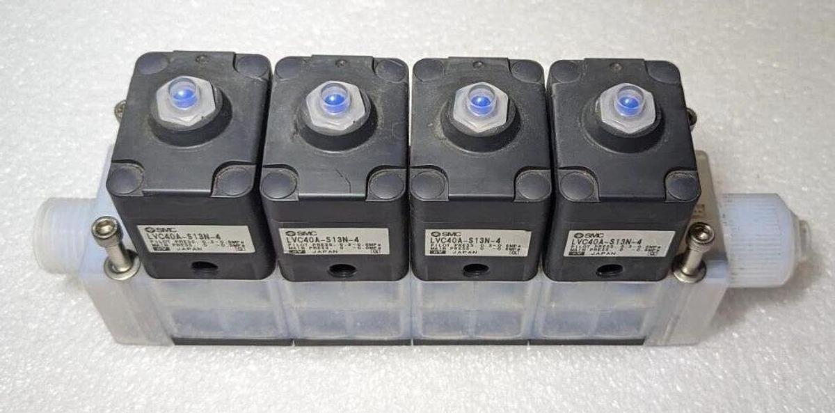 Used SMC LVC40A-S13-4 Valve Pneumatics  LLC4A-04-S13