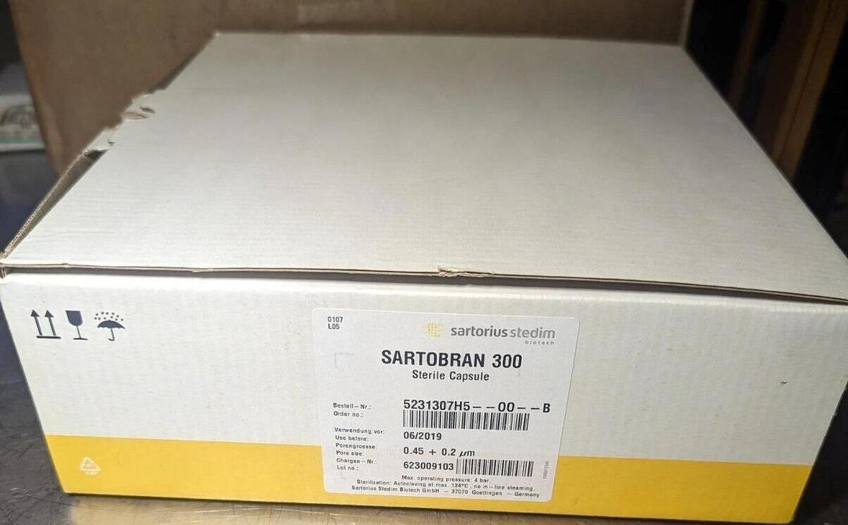 Sartorius 5231307H5--00--B Sartobran 300  Sterile Capsule 0.45 + 0.2µm (4 Caps)