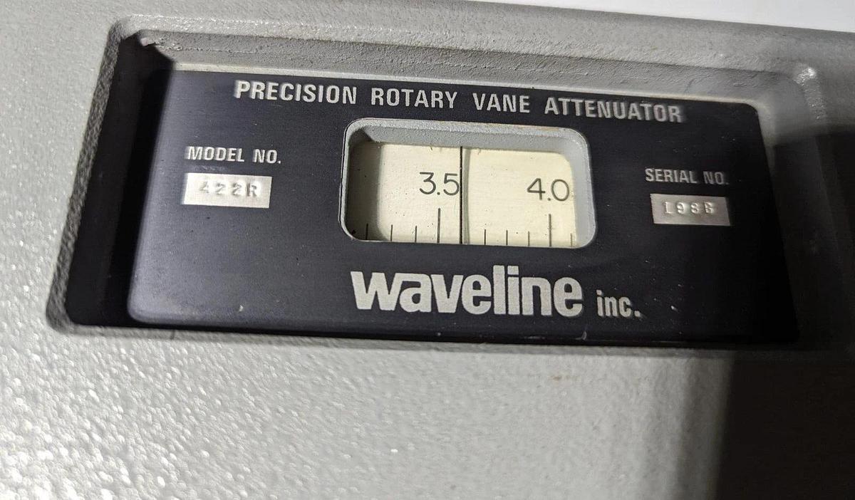 Used Waveline Precision Rotary Vane Attenuator Model 422-R