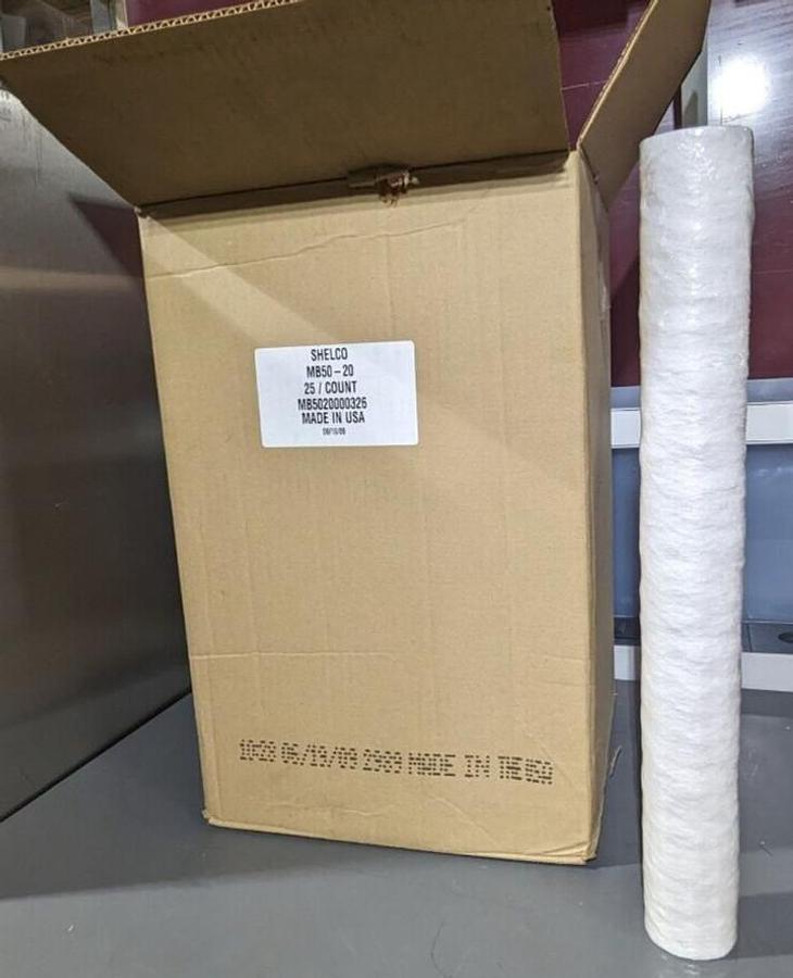 Shelco MB50-20 MB Series, Melt Blown Filter Cartridges 100% Polypropylene