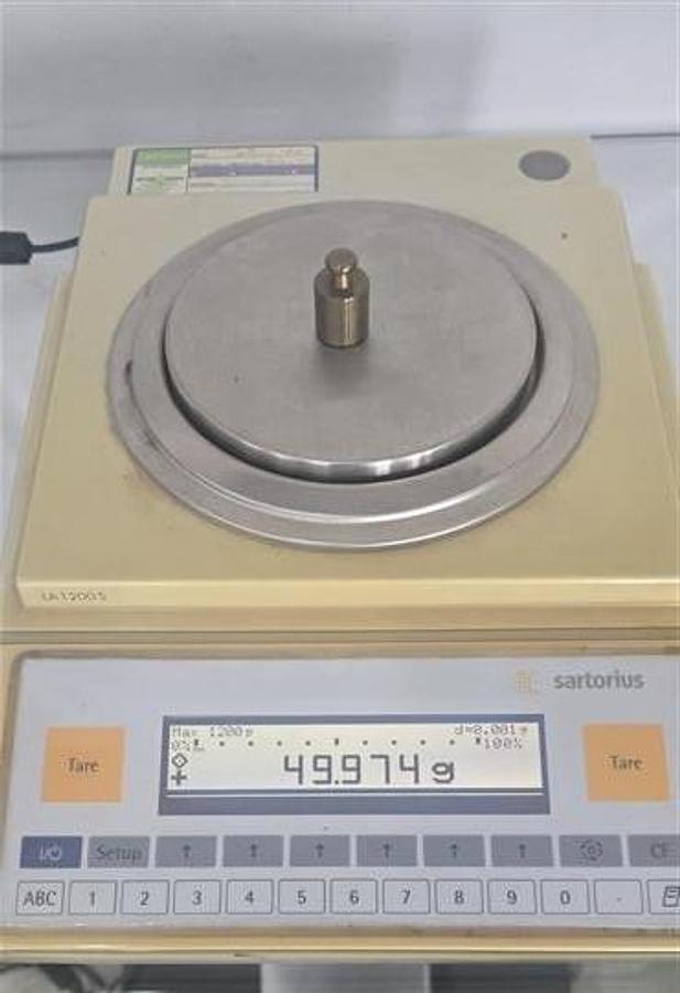 Used Sartorius LP1200S Balance with Sartorius YAC01LP  missing power supply