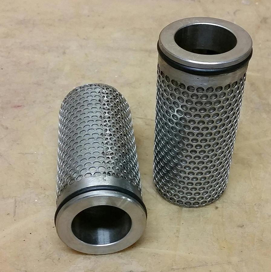 1 1/2" Stainless Steel Basket Strainer 80 mesh Dutch Weave