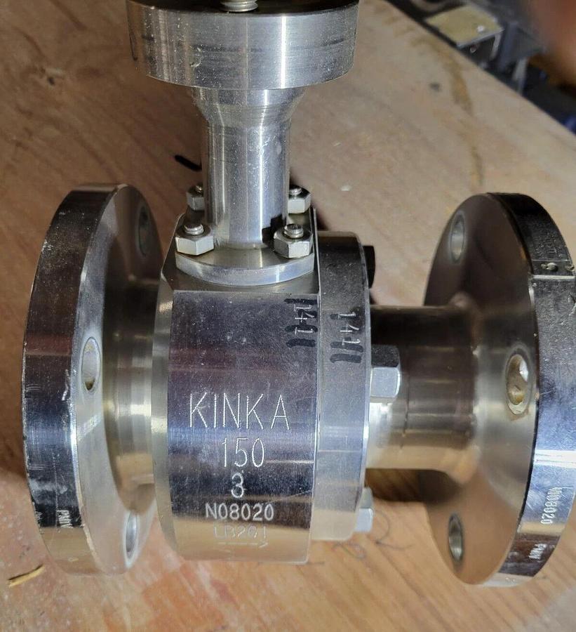 KINKA 3" N08020 ball valve, NEW