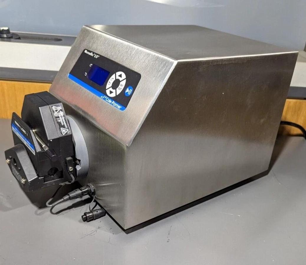 Used Cole-Parmer Masterflex L/S 07528-45 stainless steel Peristaltic Pump w/77200-30