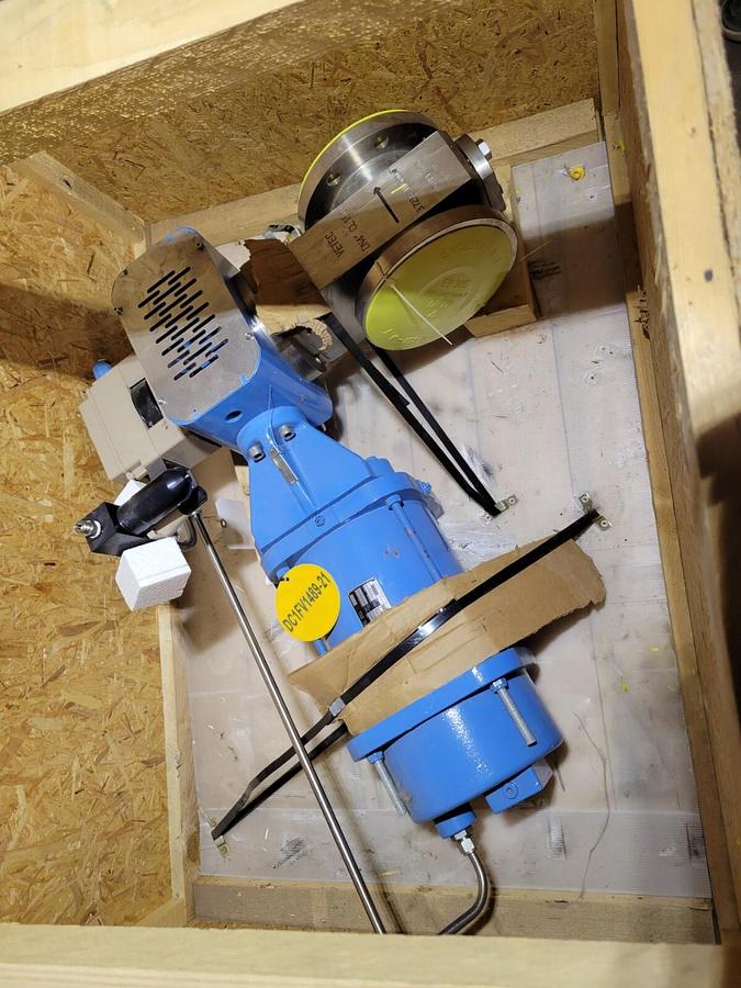 4" TI-Grade 7,  Samson VETEC type 82.7 rotary plug valve with actuator