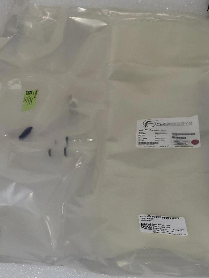5 - AKTA 50L Bags, FLEXBIOSYS SINGLE USE DISPOSABLE BAGS, BOX of 5 (W3013518)