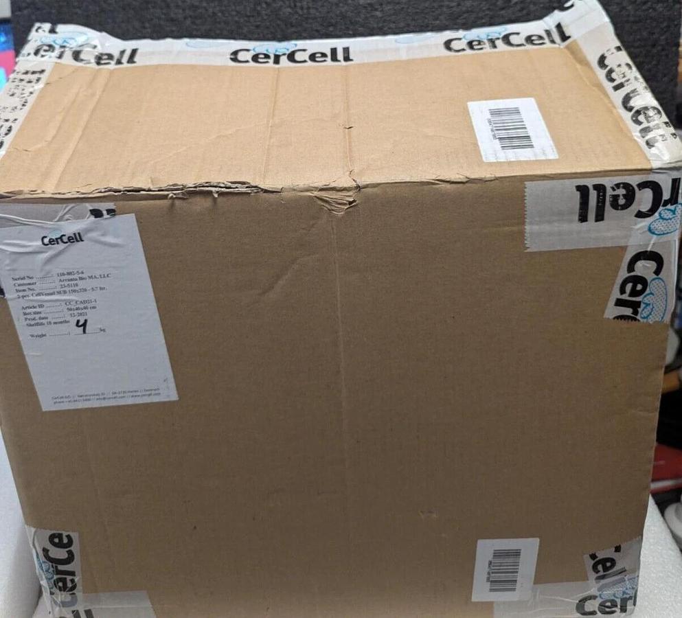 CerCell CellVessel  Sub 150x320-5,7 liter  Single- Use -Bioreactor  2/pack
