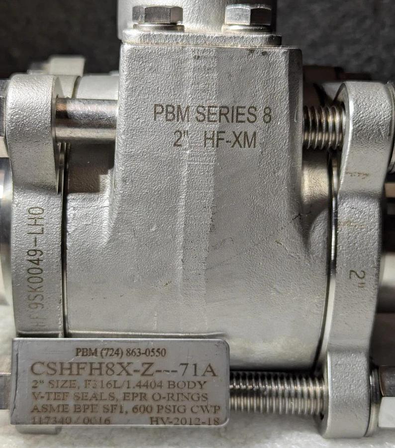PBM 2" Ball Valve CSHFH8X-Z-71A Series 8  2" HF-XM