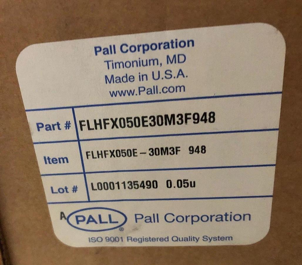Pall Filter 0.05um 30in Fluoryte Cartridge High Flow, FLHFX050E - 30M3F