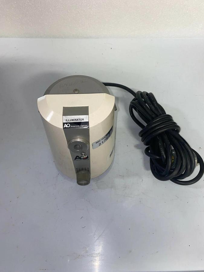 Used American Optical Corporation II-80 Microscope Illuminator with hubbellock plug
