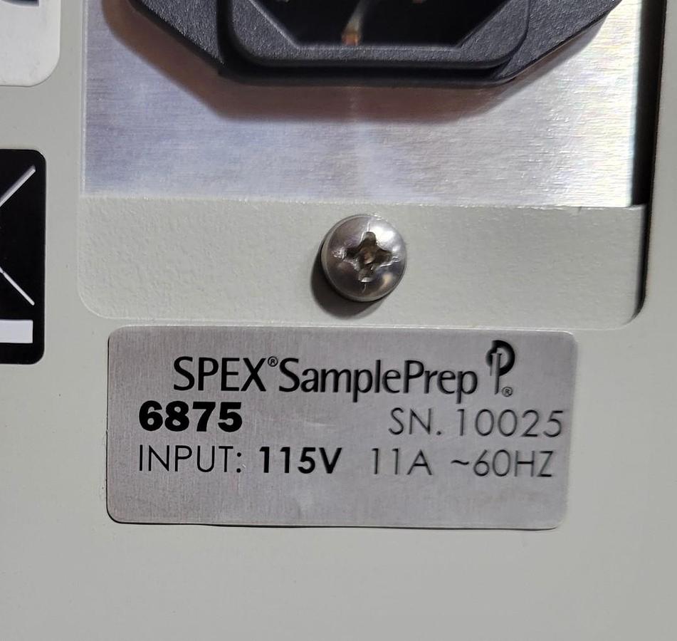 Used SPEX 6875 SamplePrep Freezer/Mill cryogenic grinding