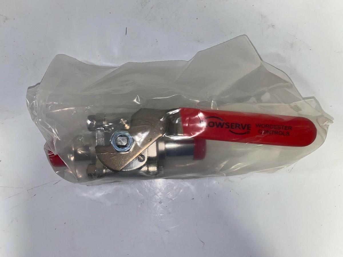 Used Flowserve Worcester Controls 1-1/2'' Ball valve PWK4466RTXBO Butt Weld 400F