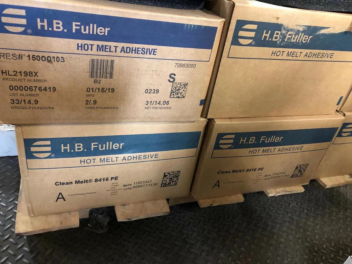 Used H B Fuller 8416 Clean Melt® Hot Melt Food Packaging Adhesive Glue
