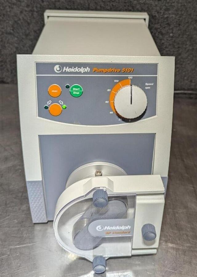 Used Heidolph Peristaltic Pump Drive  5101  Single-Channel Pump Head SP