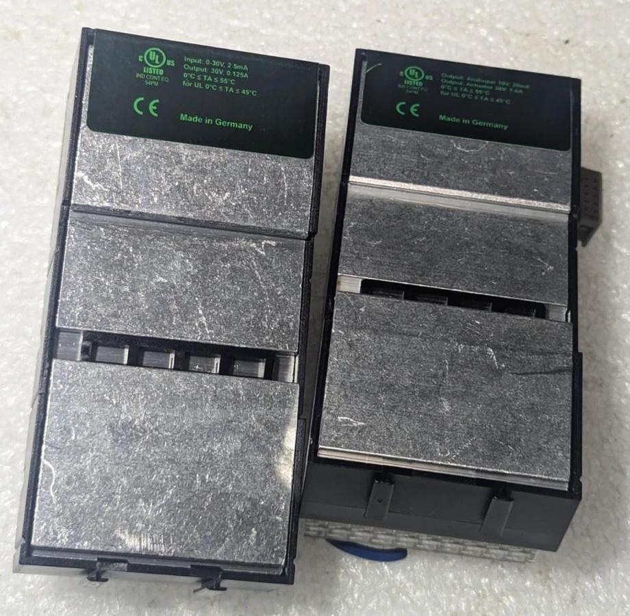 Used Murr Elektronik Cube20 BN67  DIO8  56450 &  Cube20 AO4 U/I  56220
