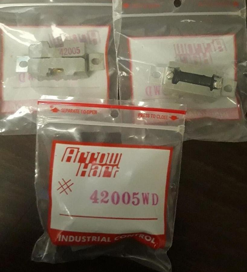 LOT OF 3 ARROW-HART OVERLOAD THERMAL TYPE HEATERS CAT#42005WD