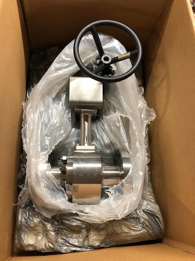 PBM 4" Manual  CN Series Cryogenic valve, 316, class 600, CNH-L6N4G---08-LT172