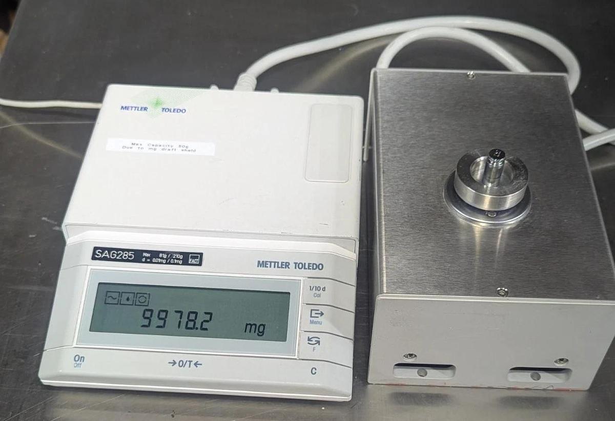 Used Mettler Toledo SAG285 Compact Balance Weighing Module with Display 210g x 0.1mg