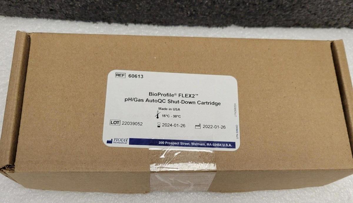 60613 Nova Biomedical BioProfile pH/Gas AutoQC Shut-Down Cartridge
