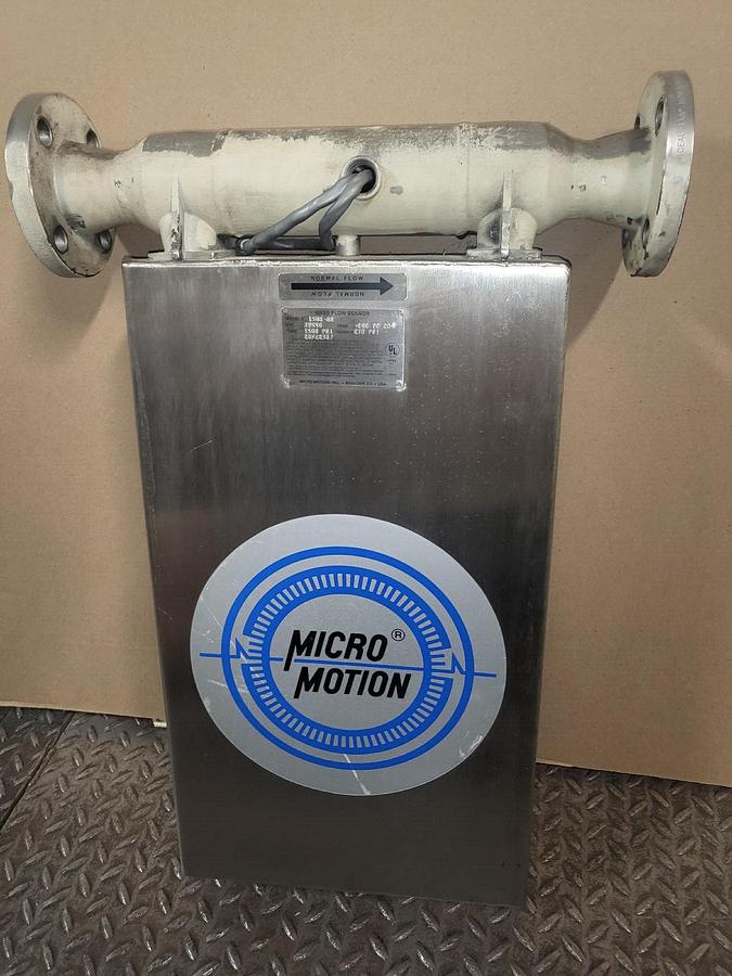 Used MICRO MOTION  FLOW METER 150S-SS MODEL D W/O TRANSMITTER