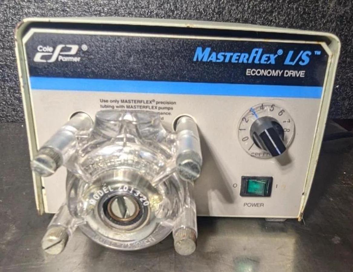 Used Cole-Parmer Masterflex Economy  Drive  7554-80 w/Cole-parmer 7013-20  Pump Head