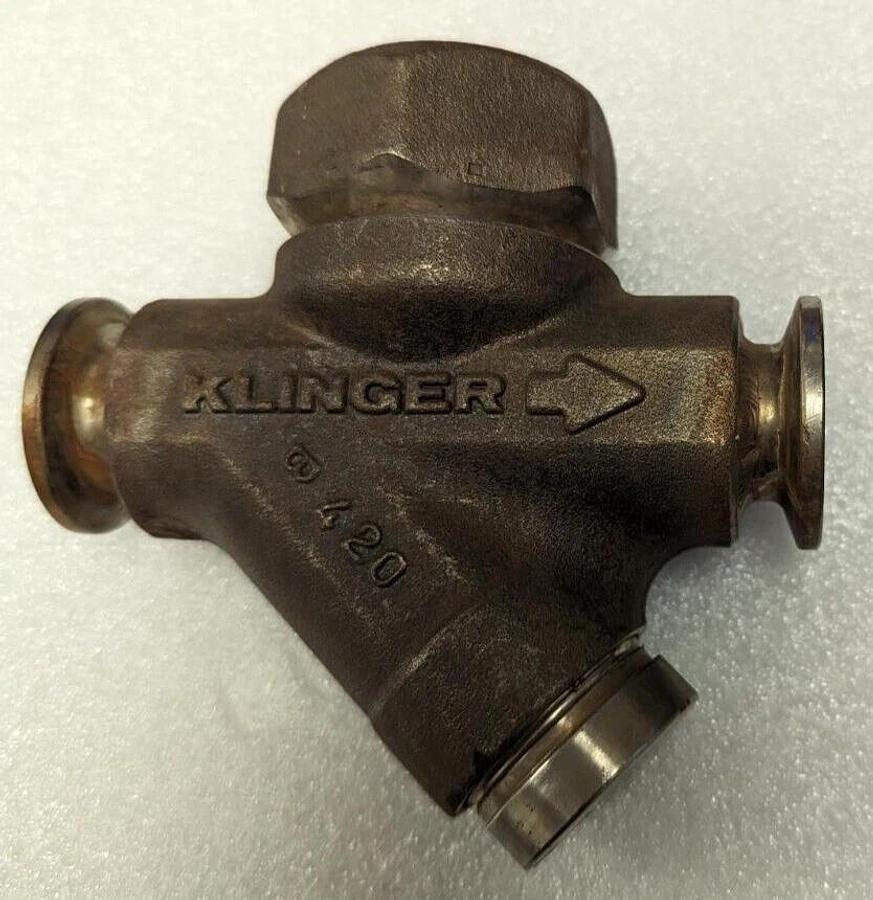 Used Klinger Thermodynamic Steam Trap DTF.2P 1/2" BSP/S