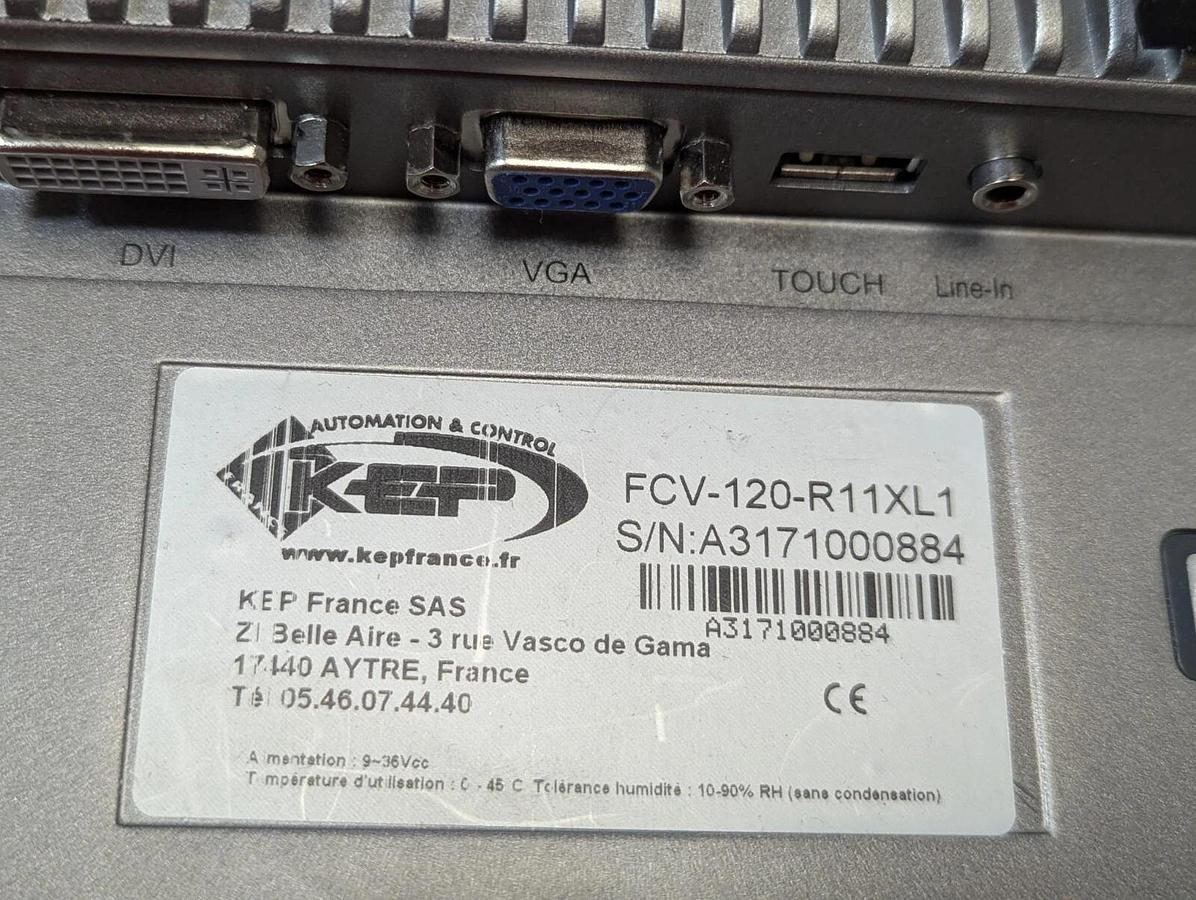 Used KEP  FCV-120-R11XL1 system screen, monitor