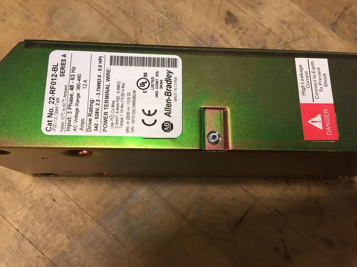 Used Allen Bradley Power Terminal Wire 22-RF012-BL Series A