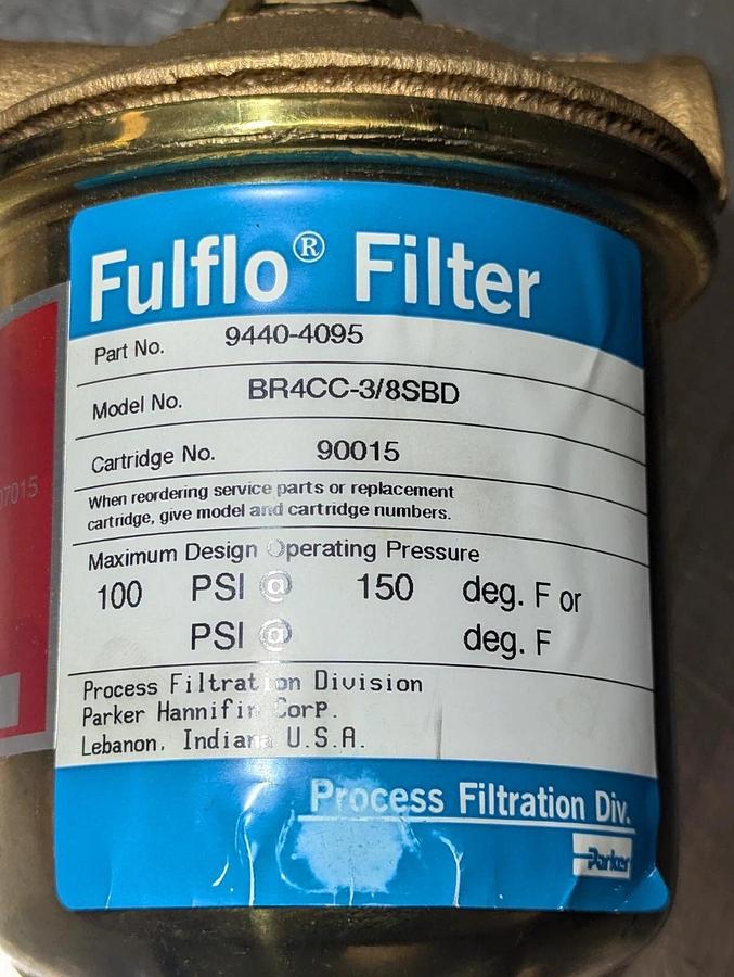 Fulflo Filter BR4CC-3/8SBD  / 9440-4095