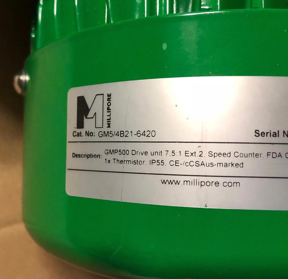 Millipore  NovaSeptic GM5/ 4B21-6420, GMP500 Drive Mixer Unit,   electric motor
