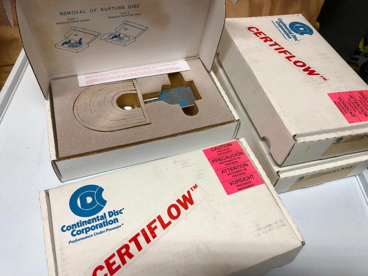 Continental Rupture Disc 1 1/2" SANITRX (SF), 59 psig @ 72 Deg. F, 316/HAST C/