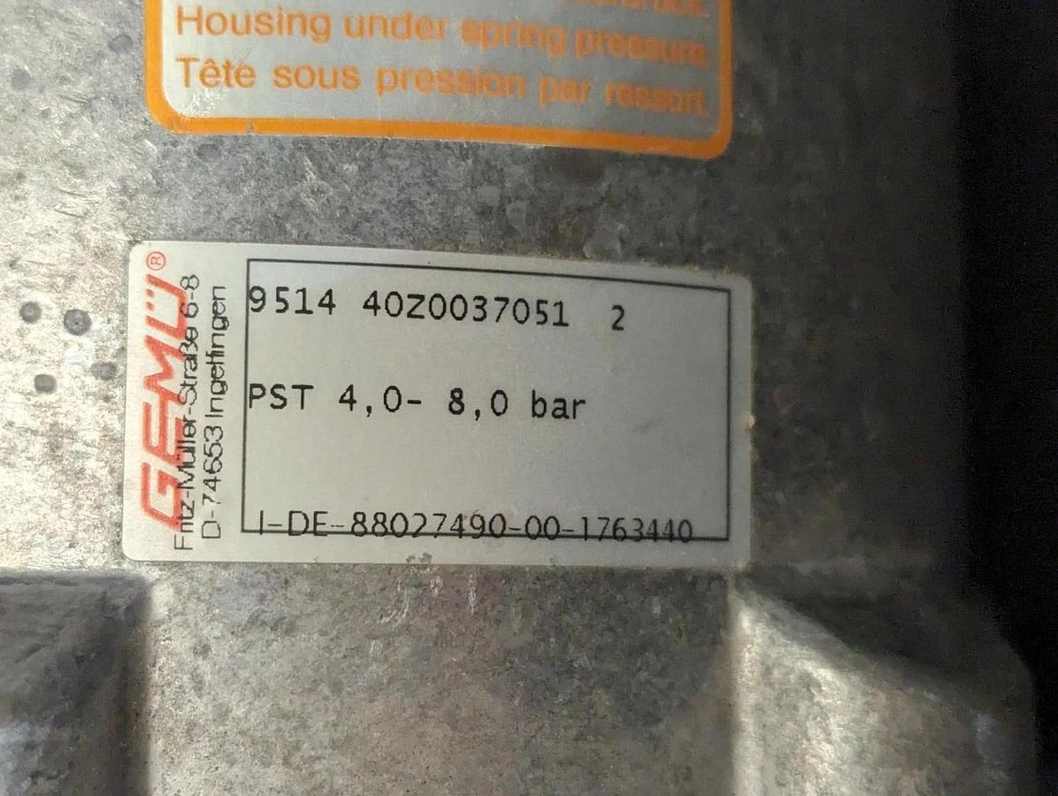 Used GEMU 9514-40Z-9-51-1 Actuator Valve