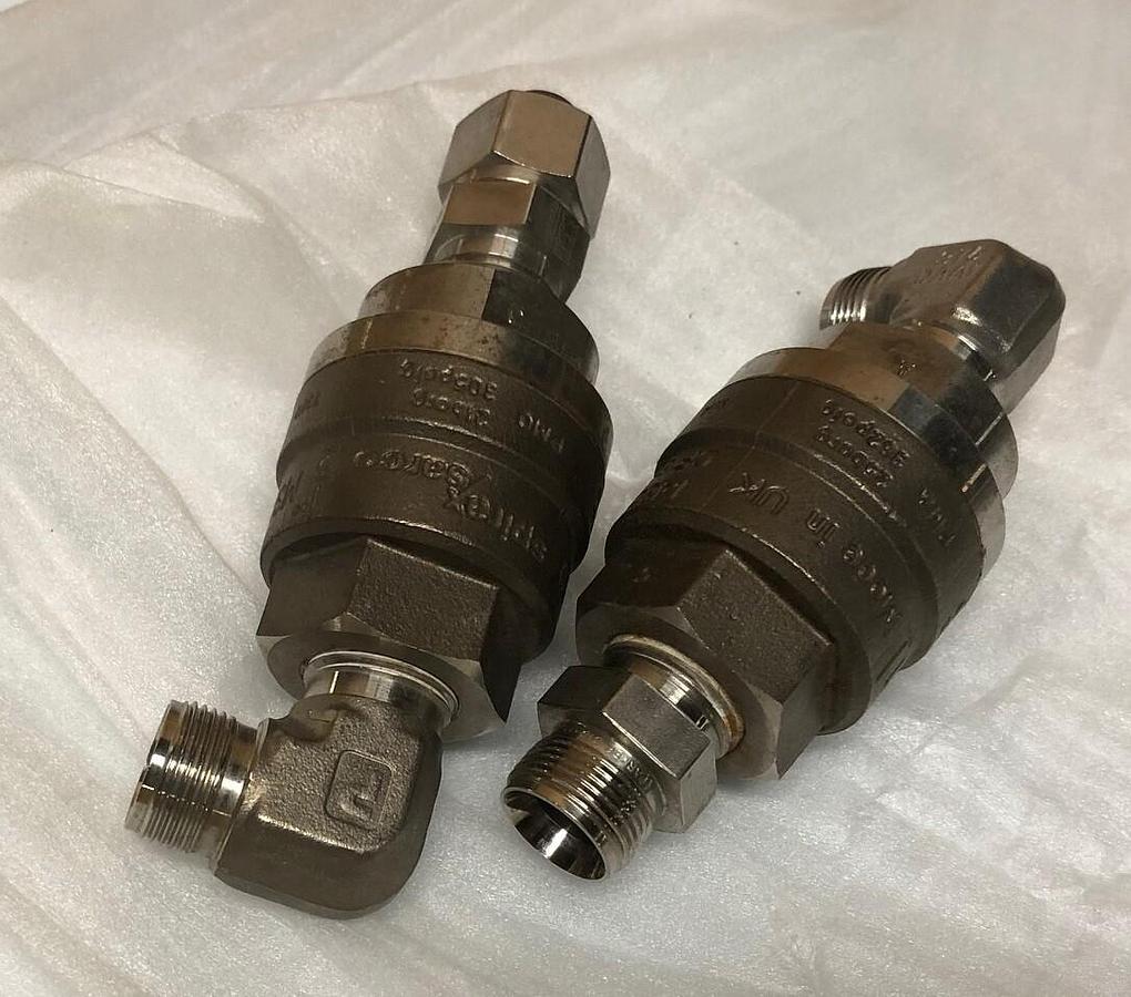 Used Spirax Sarco MST21 Balanced Pressure Thermostatic Steam Trap 1/2", with elbow