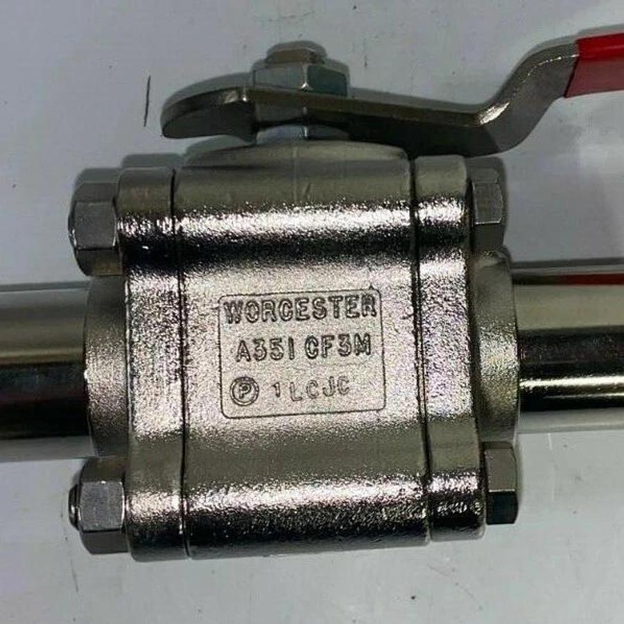 Flowserve Worcester Controls 1-1/2'' Ball valve PWK4466RTXBO Butt Weld 400F