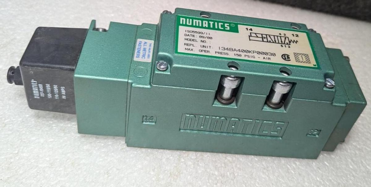 NUMATICS 134BA400KP00030 SOLENOID VALVE 150 PSIG-AIR