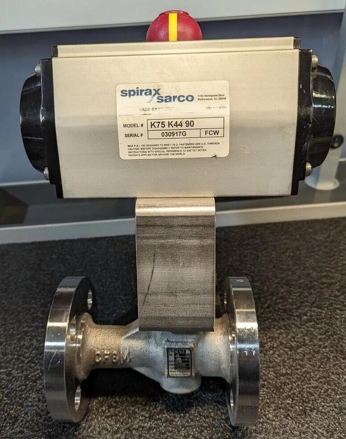 Spirax Sarco Bottom Blowdown Valve DN25, stainless steel, Pneumatic actuator