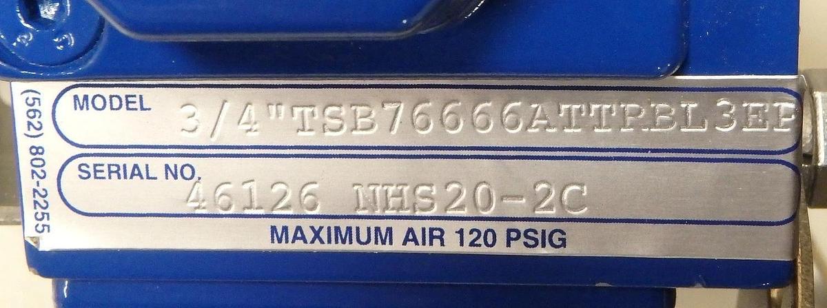 Used WESTLOCK BEACON VALVE MONITOR 765-B1-GIF, SVF F.C.I. TSB76666AT, 3/4" VALVE