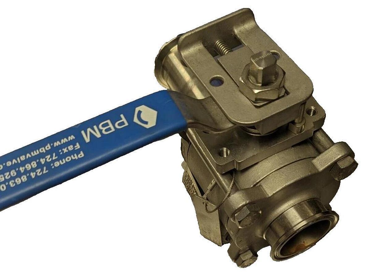 Used PBM 2"  Ball Valve Stainless Steel  series 9